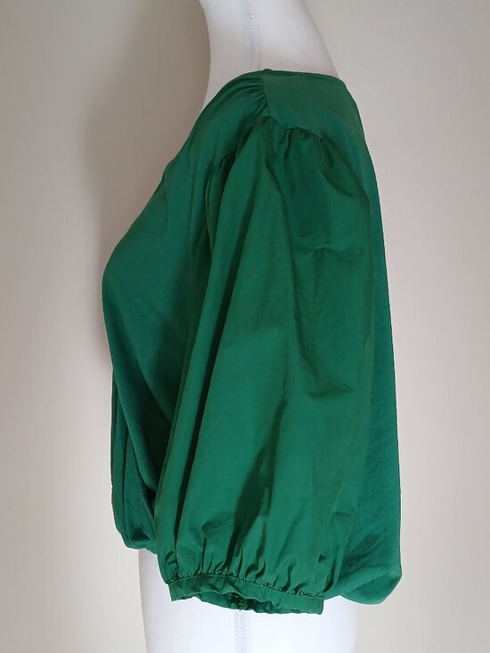 Nation Ltd Charlene Top In Verdant Green Size Large - Picture 6 of 9